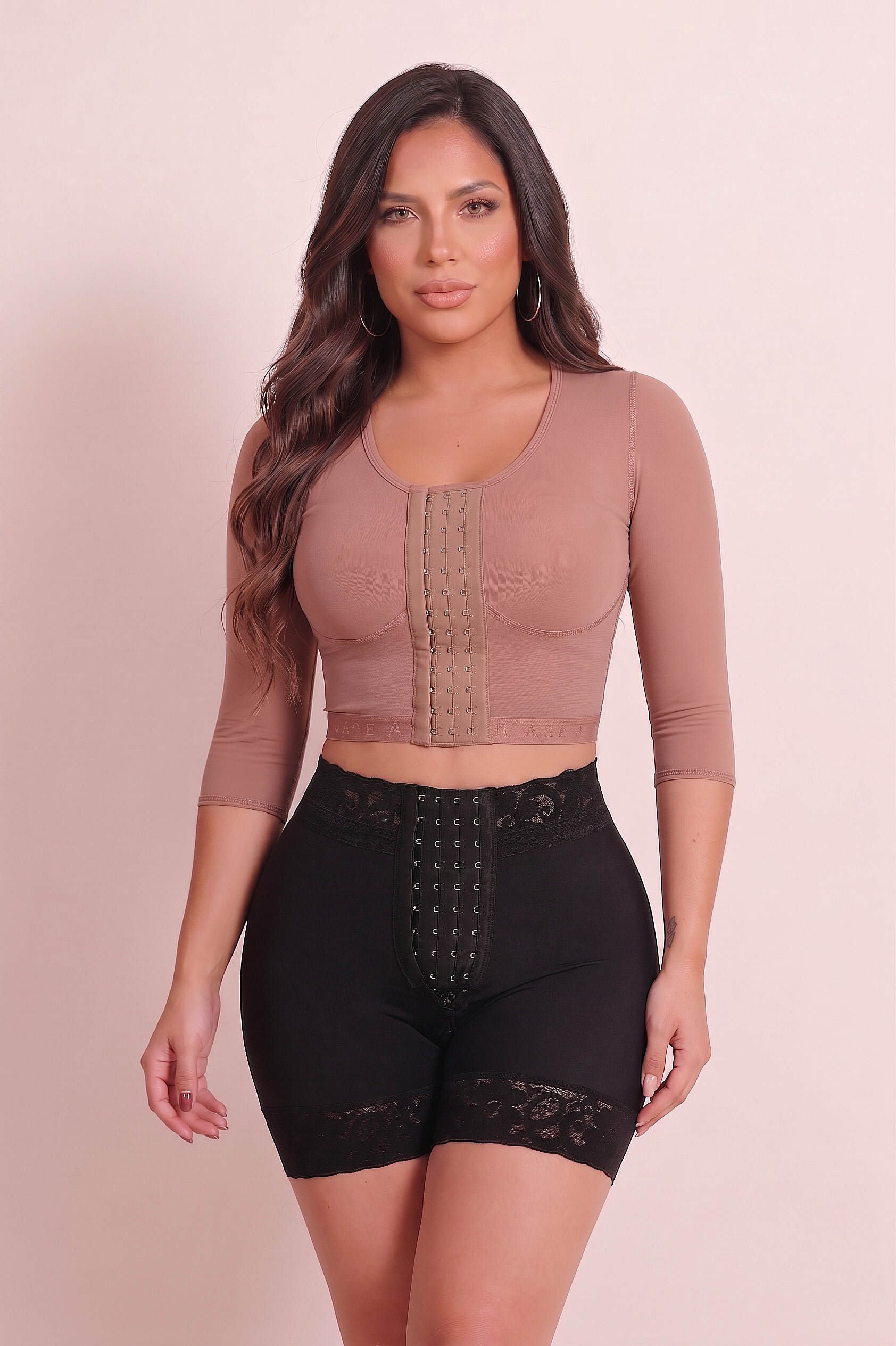 3035 – Short Tummy Control Shorts with badges
