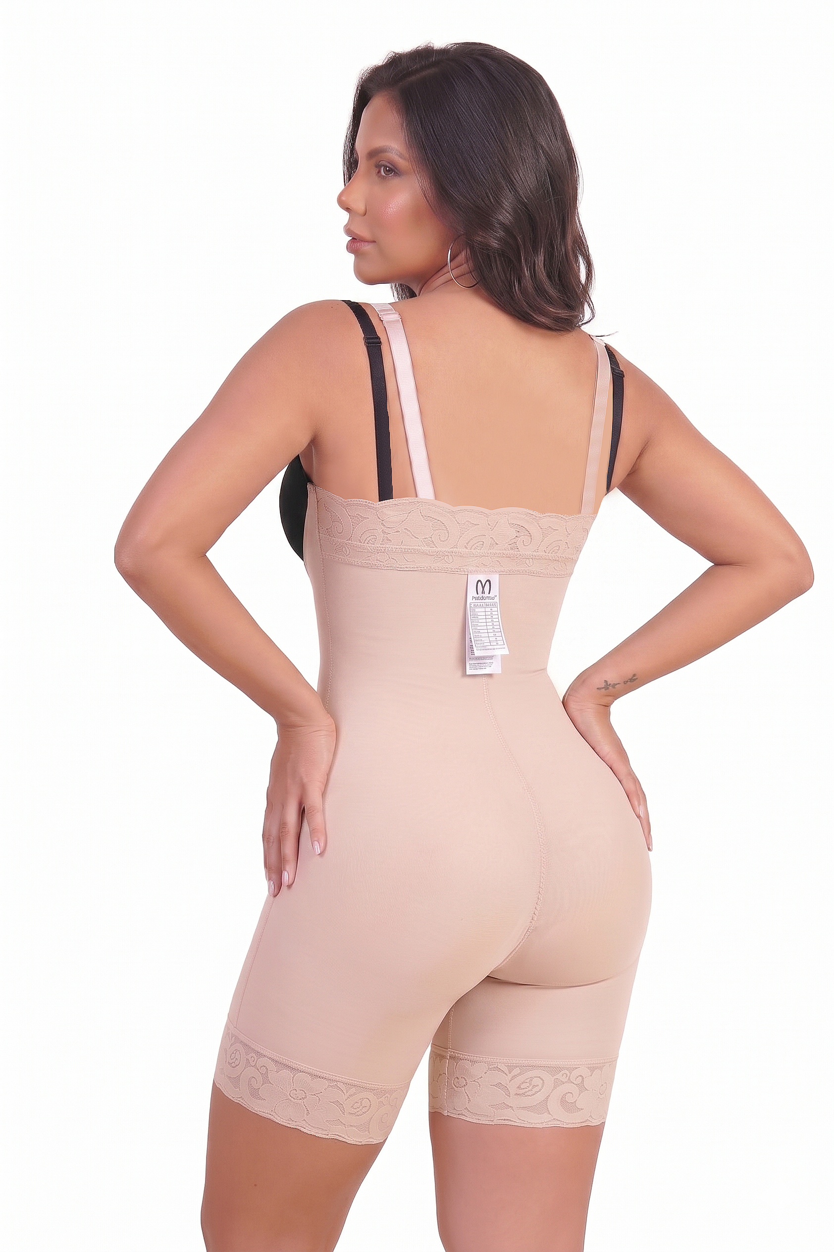 5014 Power Control Body Shaper High waist butt-lifter with diagonal zipper