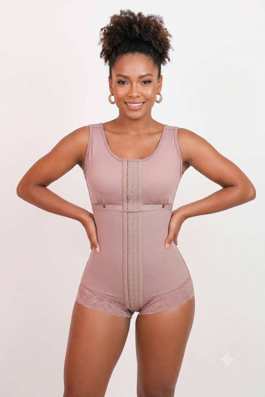 1090 – Bodyshaper with bra and 3 Hooks and Butt Lifter