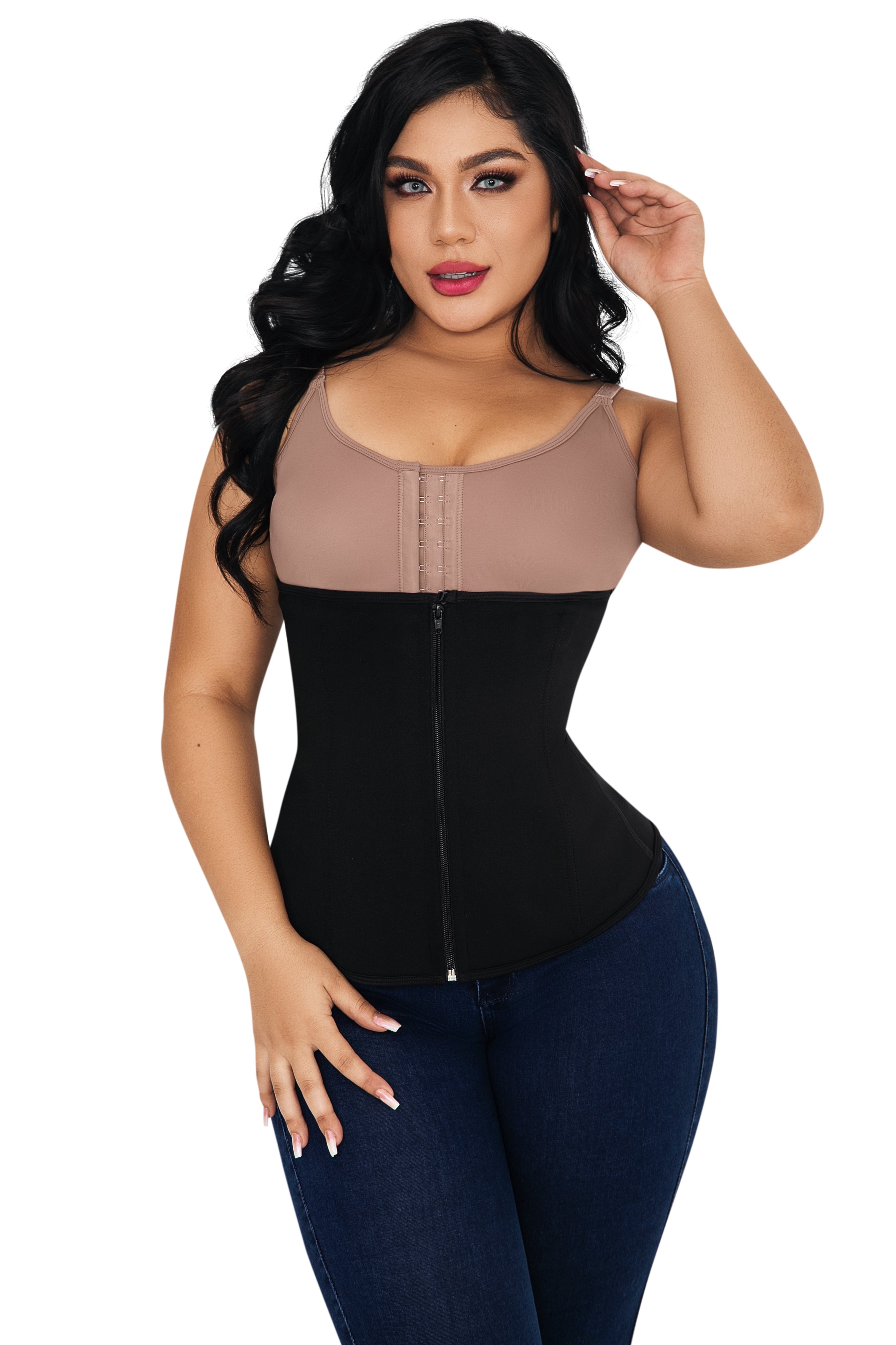 8098 – Powernet Kim Waist Trainer with zipper