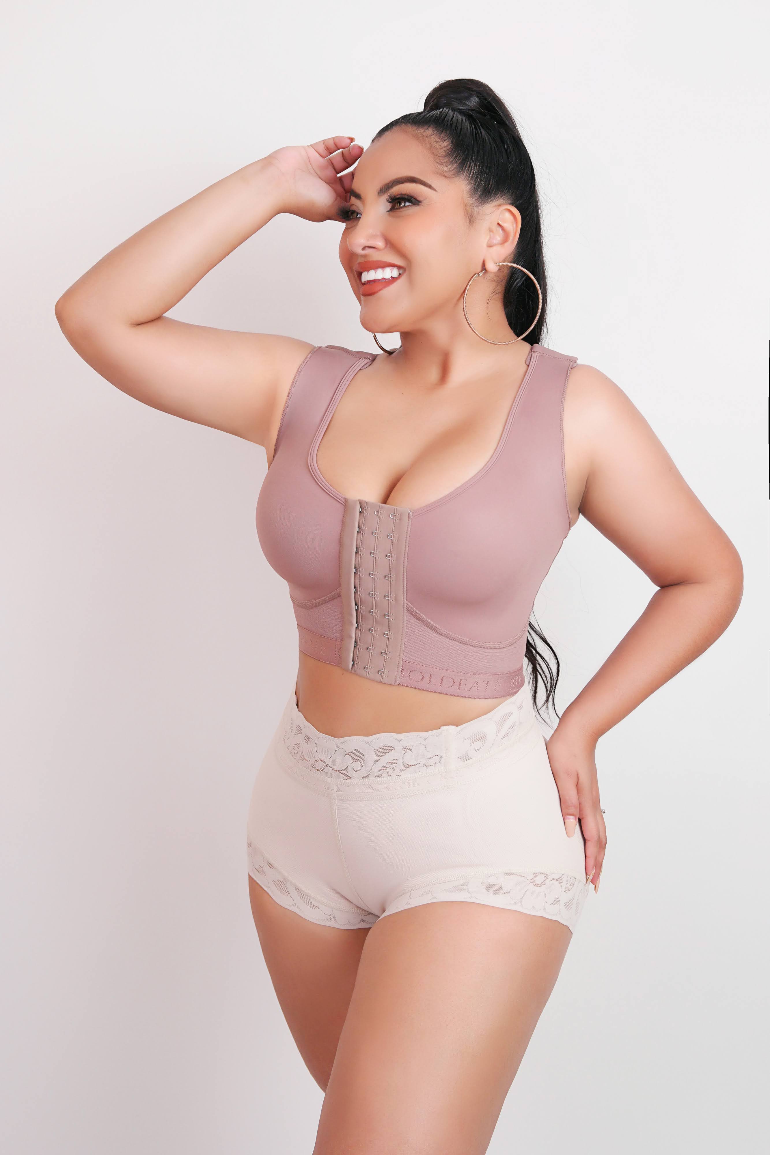 4007-Post surgical  with wide straps front closure