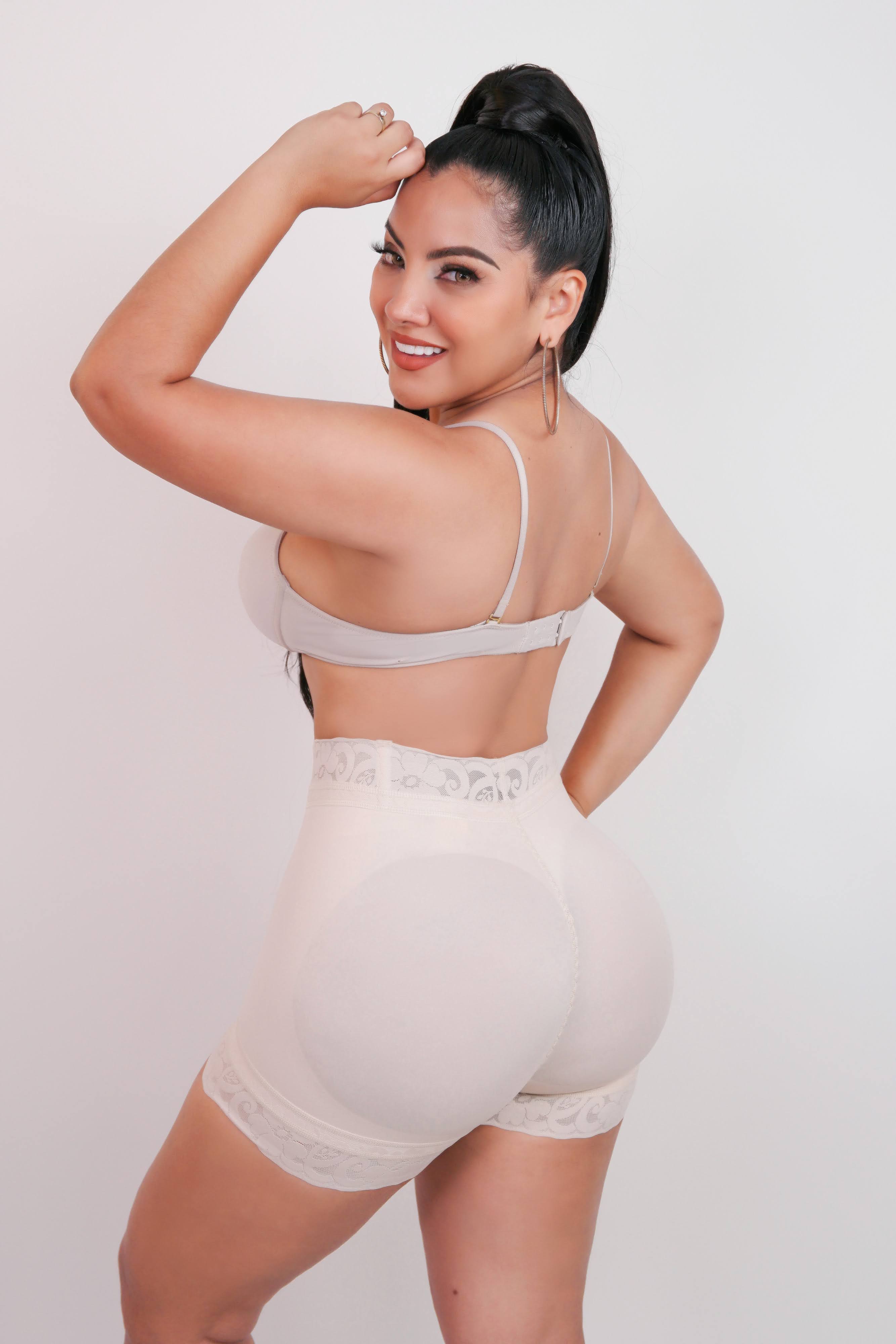 3036 – Peach Booty  Butt-Lifter Panty Short